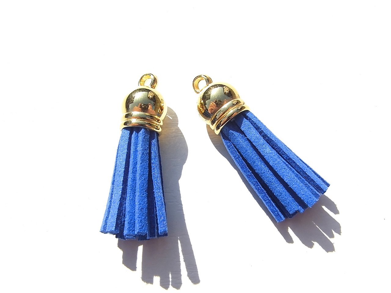 Amazon | 【jewel】ゴールド金具付き スエード調 タッセルチャーム